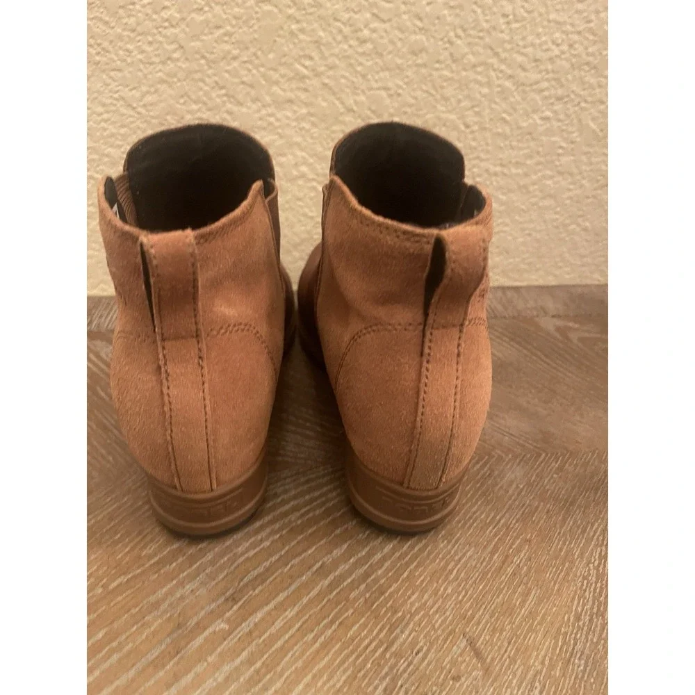 Sorel Evie II Chelsea Womens Boots‎ Size 7.5 Brown Leather